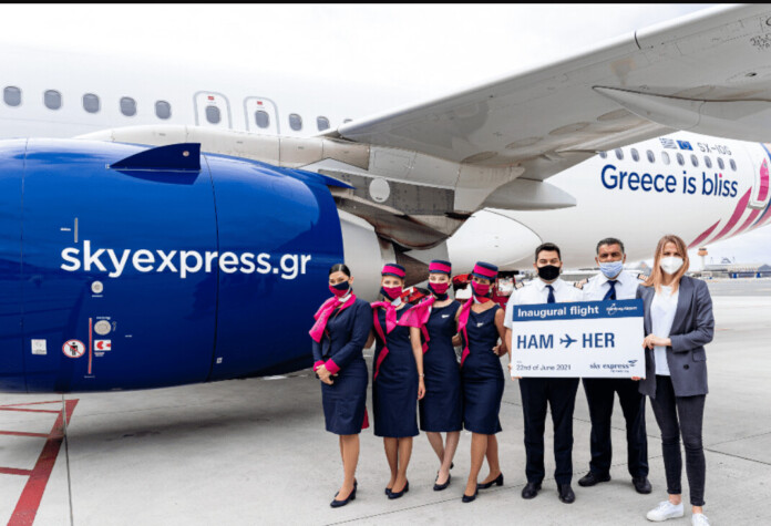 SKY express: Υψηλοί στόχοι ανάπτυξης: 4,4 εκατ. επιβάτες, 360  εκατ. έσοδα. Τι ανακοίνωσε η διοίκηση