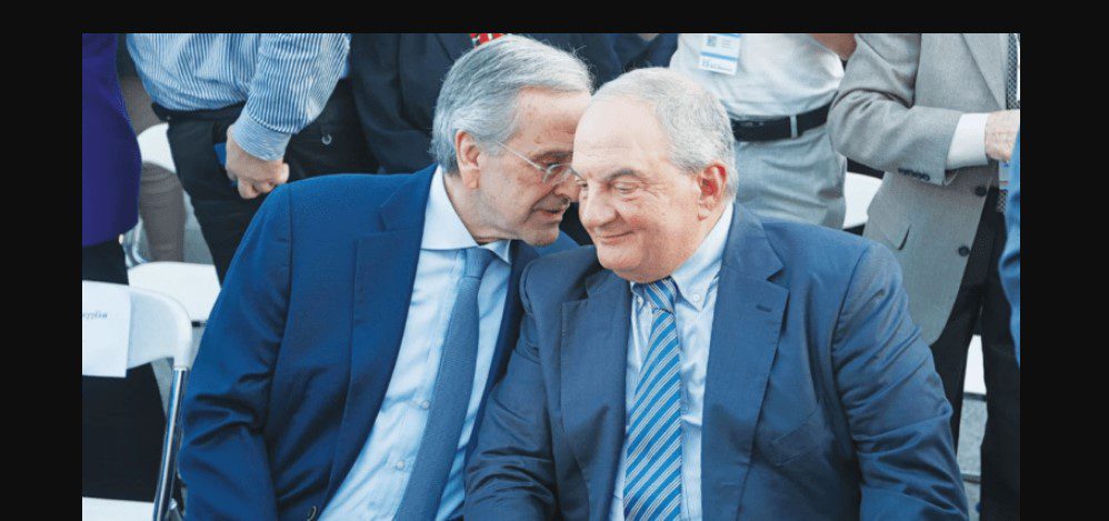 Σαμαράς - Καραμανλής: Ξανά μαζί σε παρουσίαση βιβλίου. Δεν κρατιέται πλέον ο Σαμαράς... για νέο κόμμα