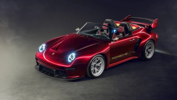 Gunther Werks Speedster σε 'True Candy Red', 911 με ανθρακονήματα και χρυσές 24 καρατίων λεπτομέρειες, Project Endgame