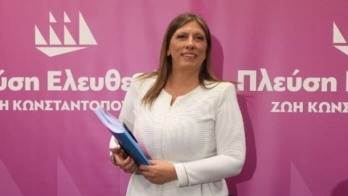 Ζωή Κωνσταντοπούλου στο στούντιο της ΔΙΚΗΣ σχολιάζει το επεισόδιο Μαρινάκης Δημητριάδης και τις υποκλοπές