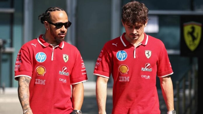 260518103641_HamLec-Chi26.jpg Φρένα Ferrari: ο Χάμιλτον επέστρεψε στα δισκόφρενα Carbon Industries και ο Λεκλέρ συζητά αλλαγή προσέγγισης