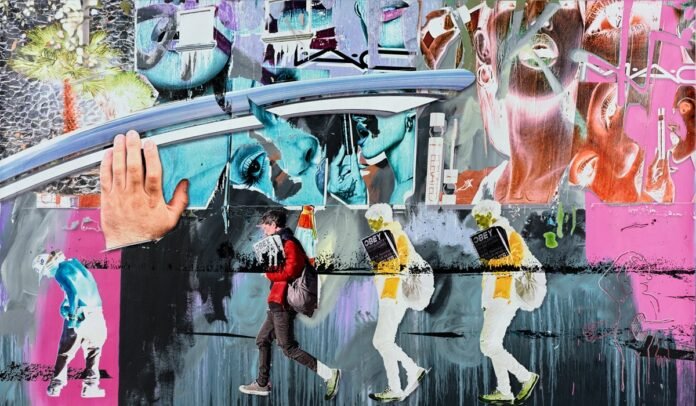 έκθεση ζωγραφικής Αθήνα με έργα Urs Fischer στην Gagosian, νέες αστικές συνθέσεις και αναφορές στον Eugène Atget