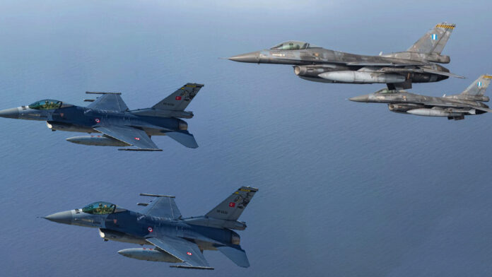 f16s.jpg Εμπλοκή F-16 Αιγαίο: αναχαίτιση τουρκικών F-16 και καταγραφή παραβιάσεων