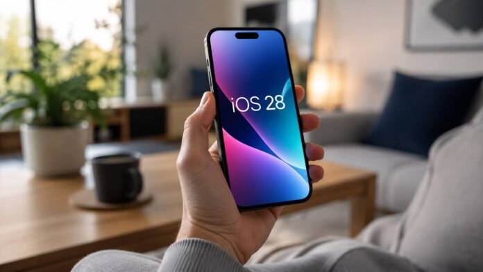 iOS 28 Bell νέα έκδοση iOS σύνδεση με iPhone 20ής επετείου