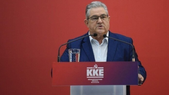 Φωτογραφία από την ομιλία: Κουτσούμπας Λαμία ομιλία για το στρατοδικείο και την πολιτική κριτική