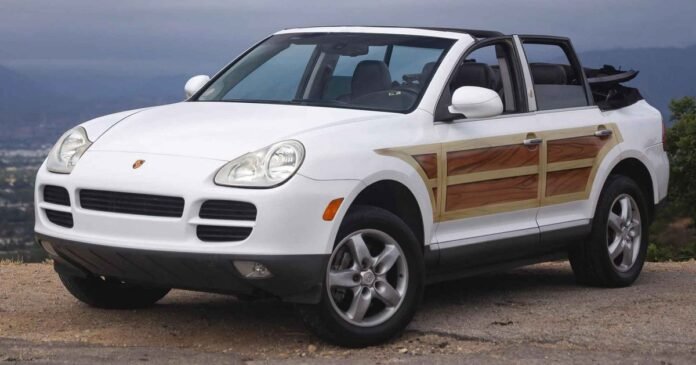 Porsche Cayenne cabrio μετατροπή Newport Convertible Engineering με V8 4,5 L και 230.000 km